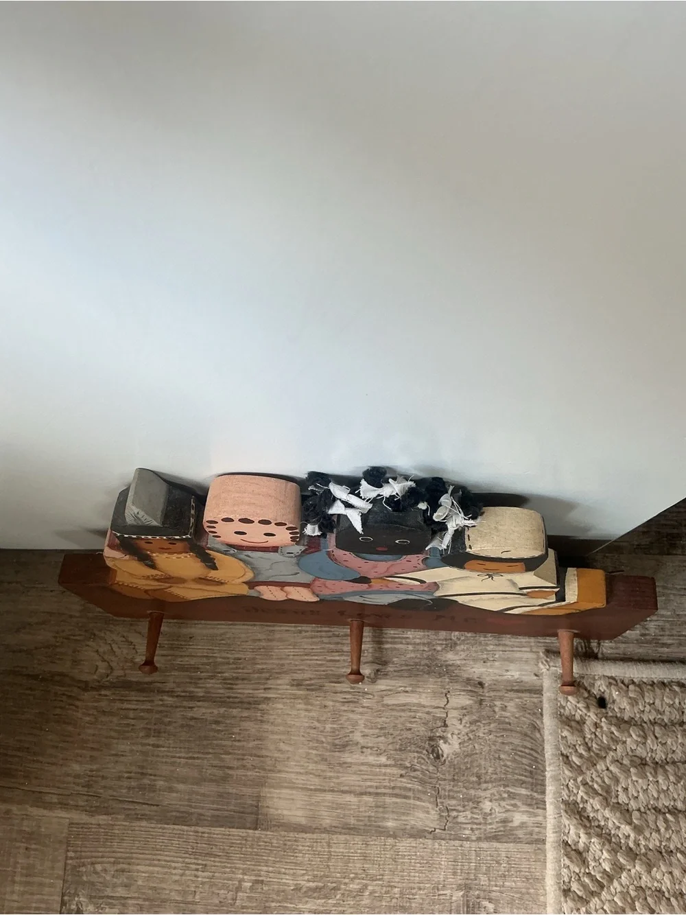 Handmade decorative wooden